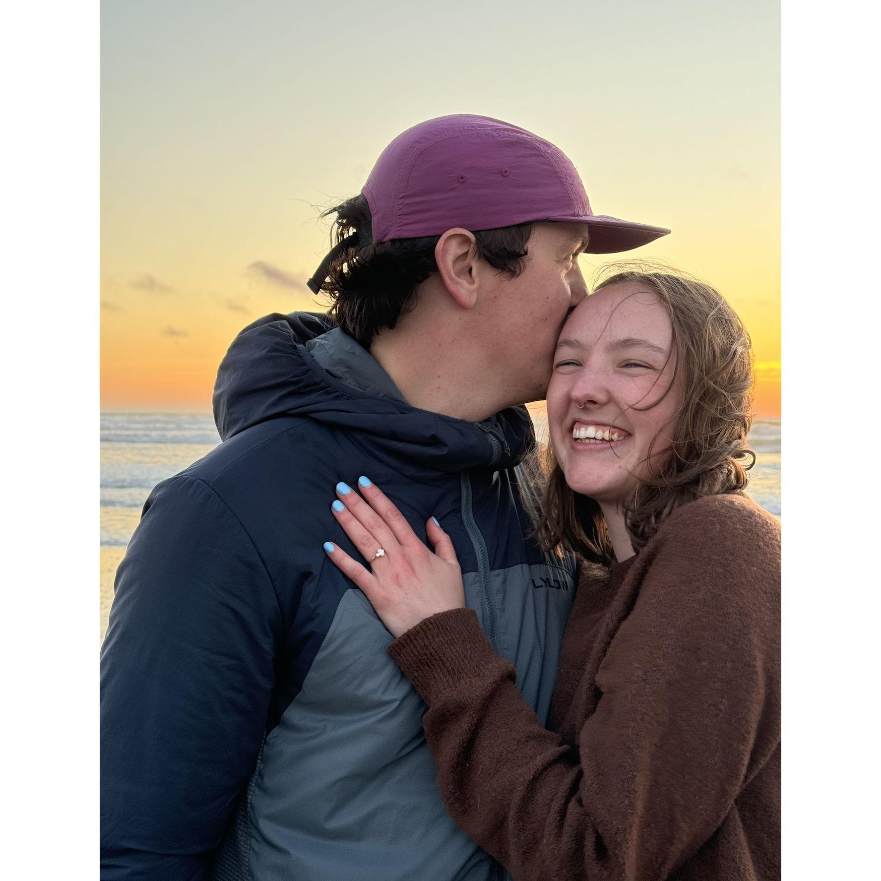 September 15th, 2024 we got engaged on the beach in Westport. 2 days before Alex's birthday!