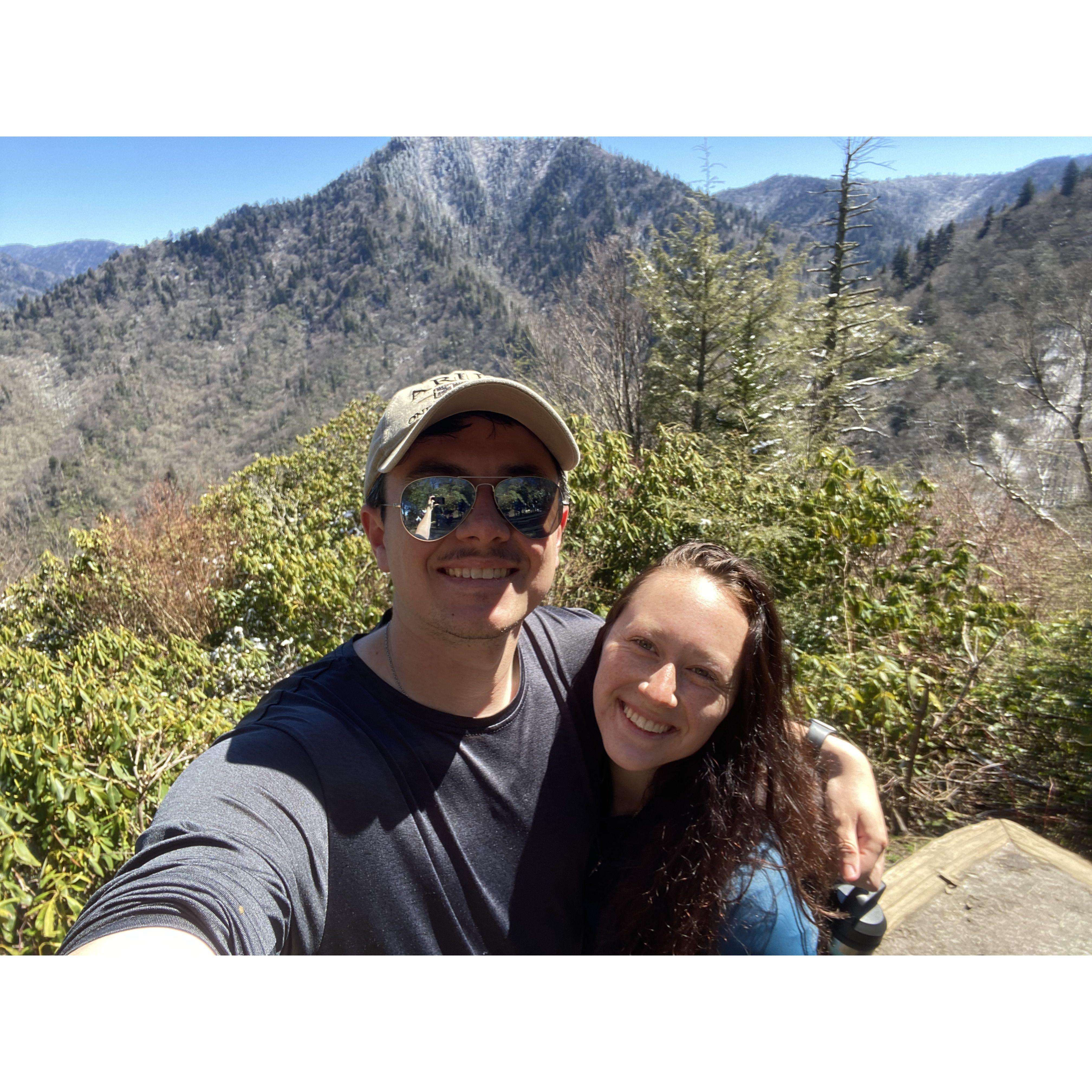 Spring Break '23: Chimney Tops Hike.