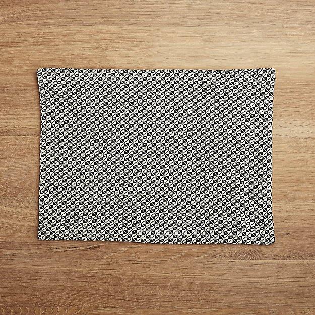 Paxton Grey Diamond Placemat