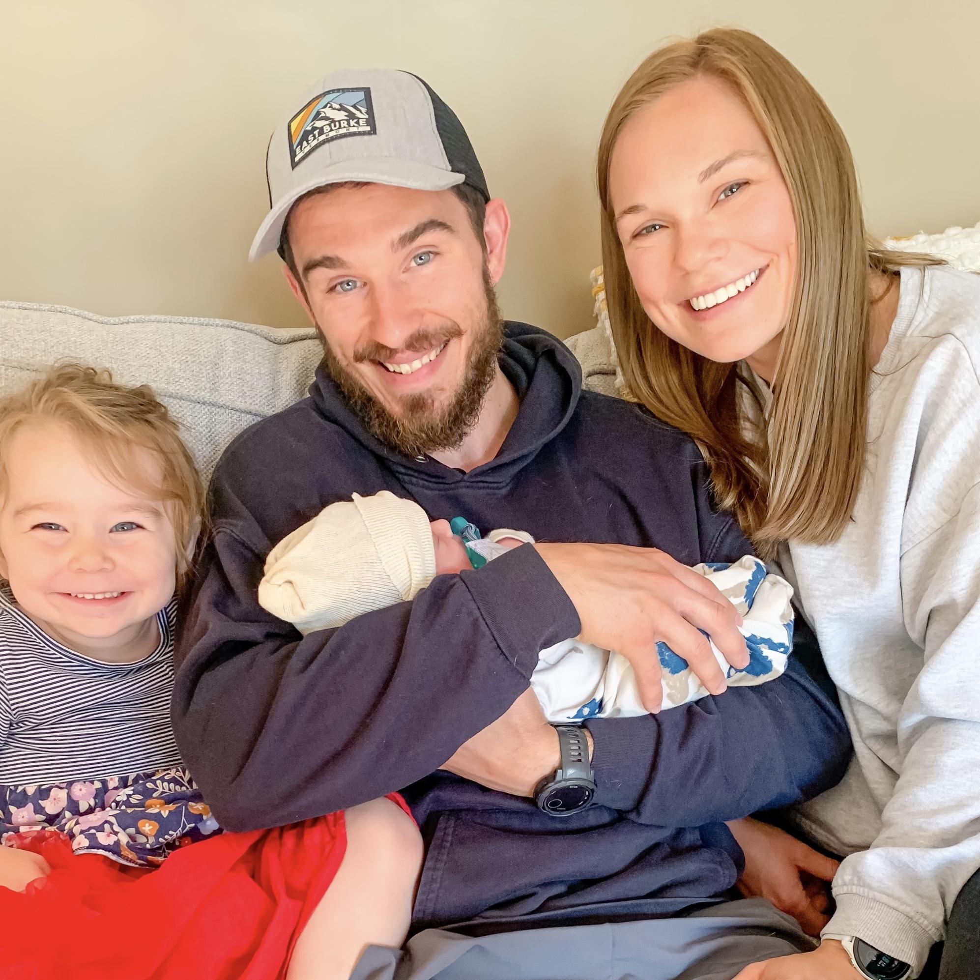 Our first time meeting our nephew, Griffin Alexander!