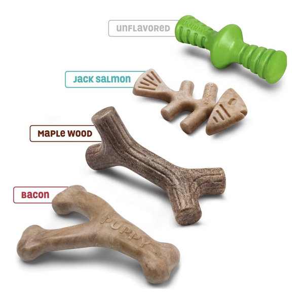 Benebone Multipack Durable Dog Chew Toy, 4 count
