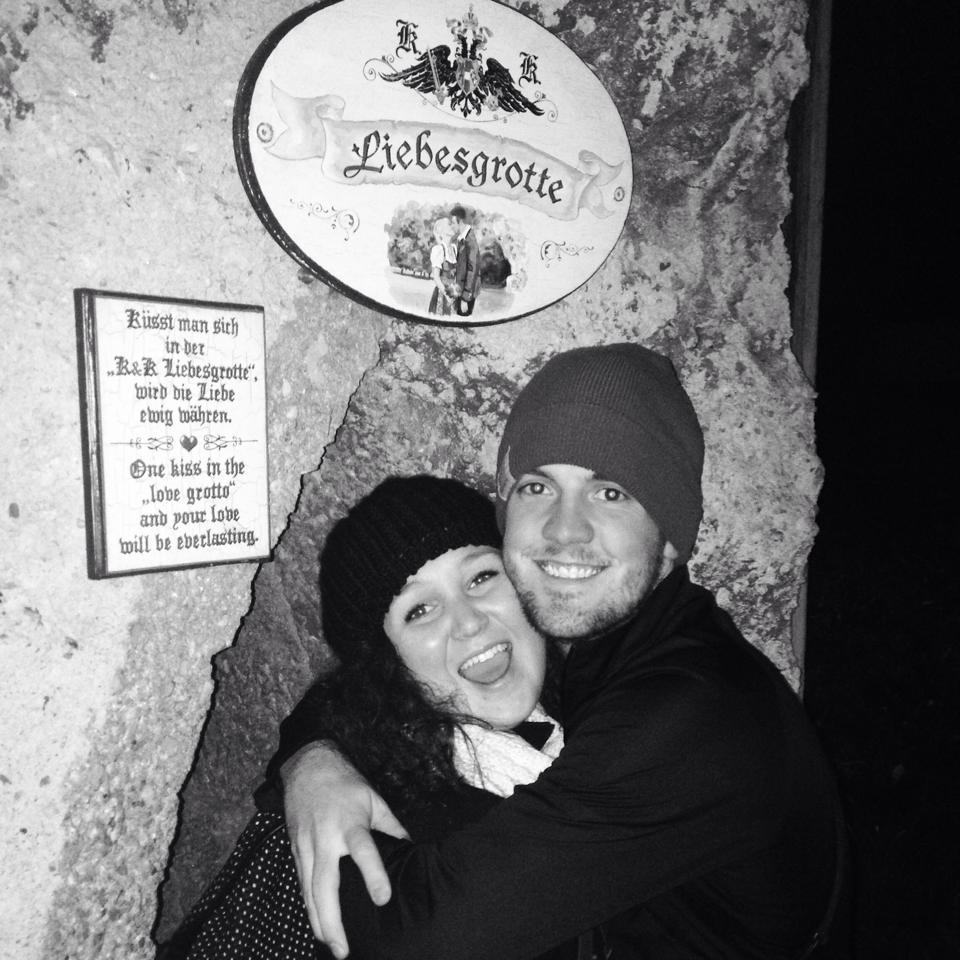 Germany / Austria trip November 2014 - "Liebesgrotte: One kiss in the 'love grotto' and your love will be everlasting"