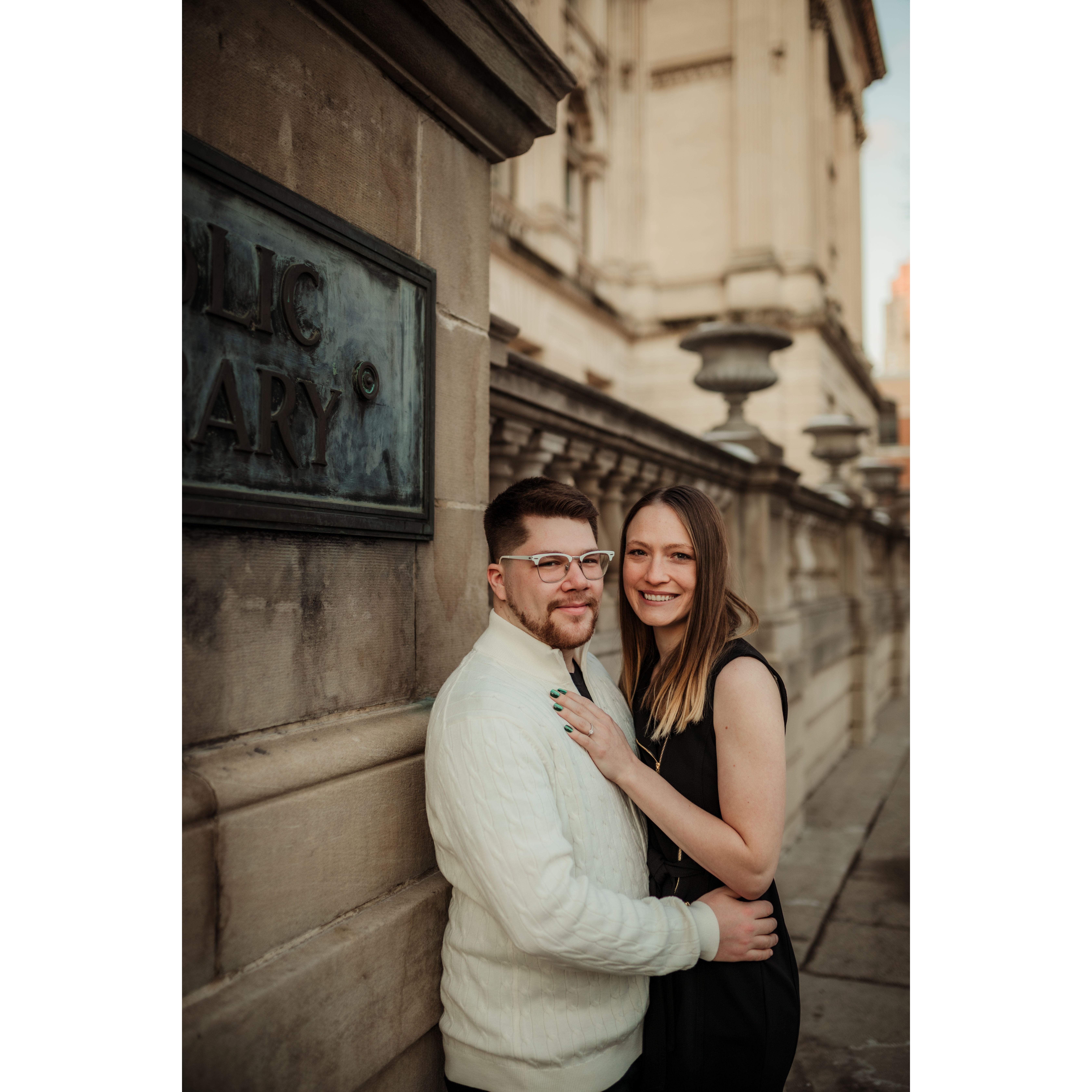 Engagement photo session
