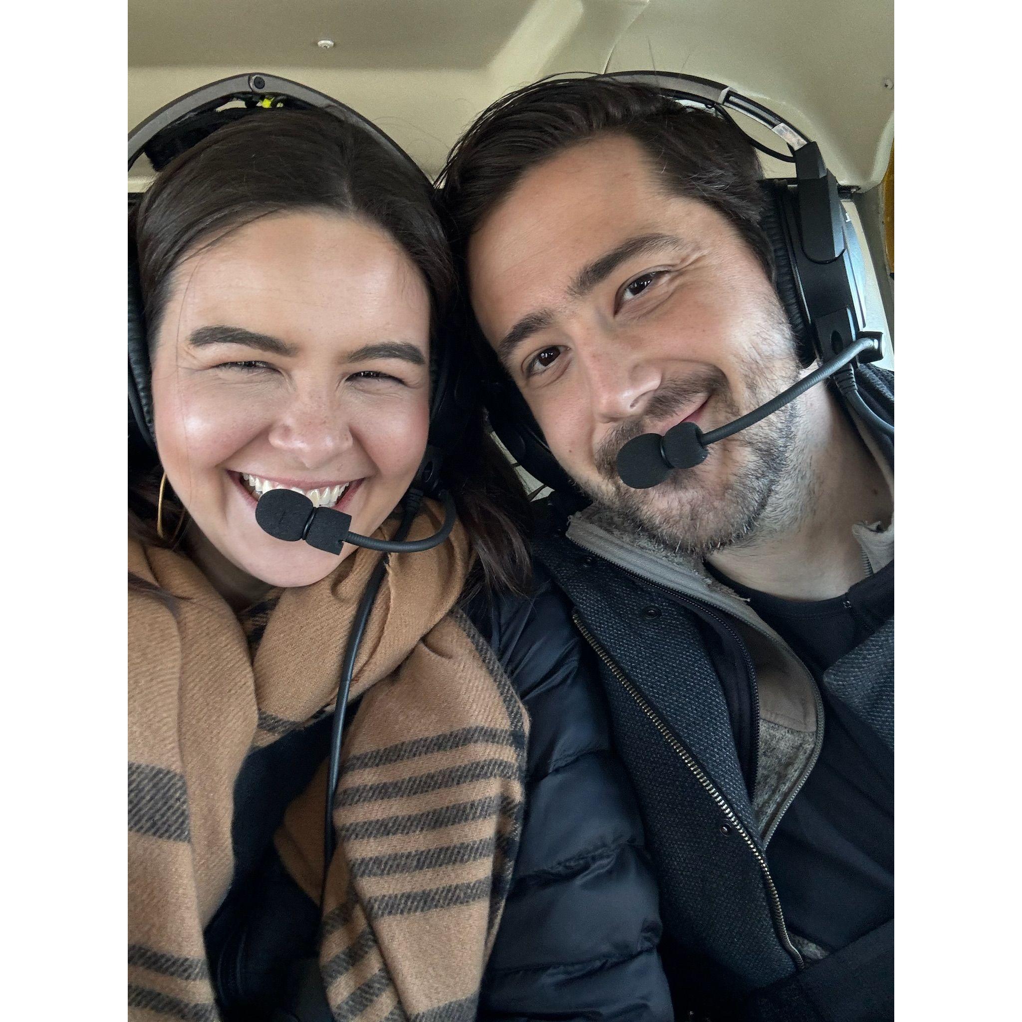 Nate planned a helicopter ride over Manhattan the day we got engaged, and we got to see all the places we love from the sky!
