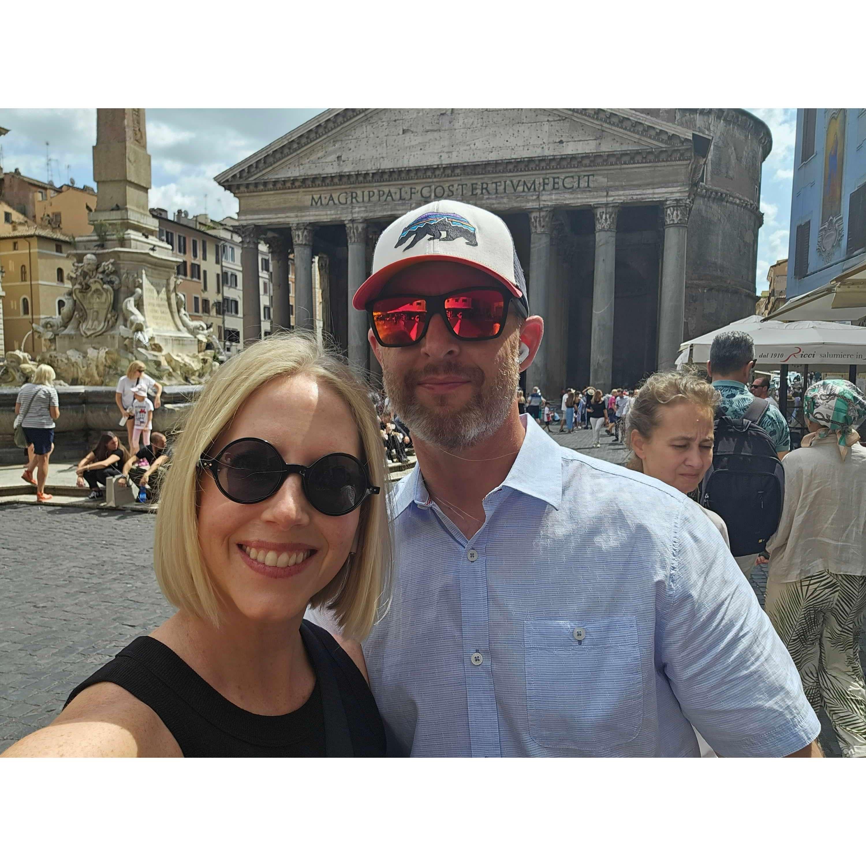 Pantheon in Rome, Italy - September 2023