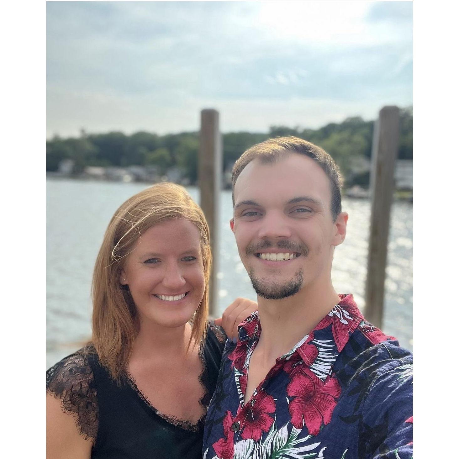 Enjoying the scenery of Saugatuck