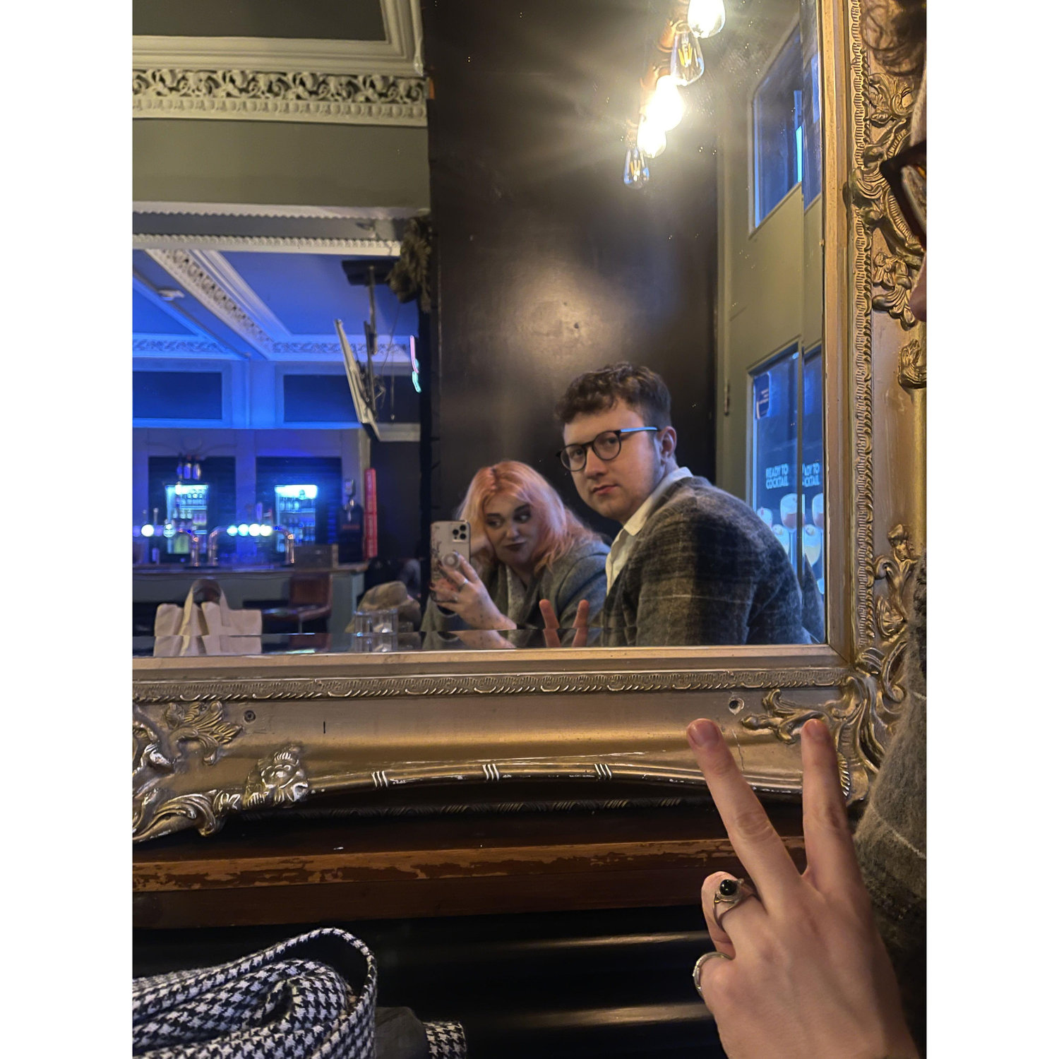 the very first photo madeline was brave enough to snap of them... four months after meeting, while Kieran forced her to watch rugby