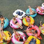 San Marcos river tubing