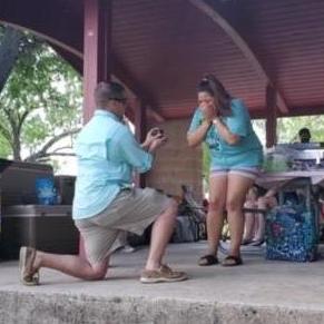At my 30th birthday party, Brad popped the question! Obviously, I said YESSSS!!!