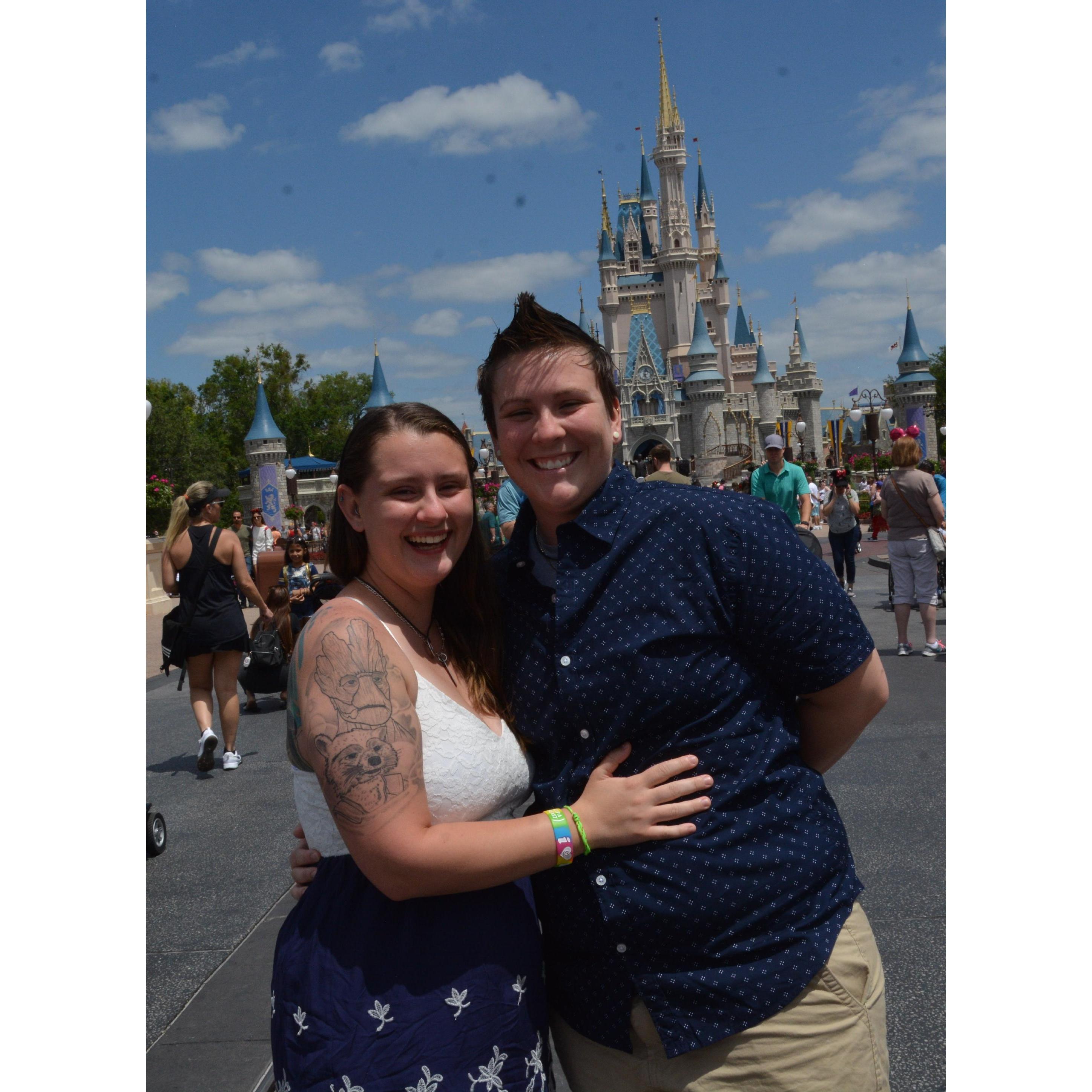 Our first picture engaged.