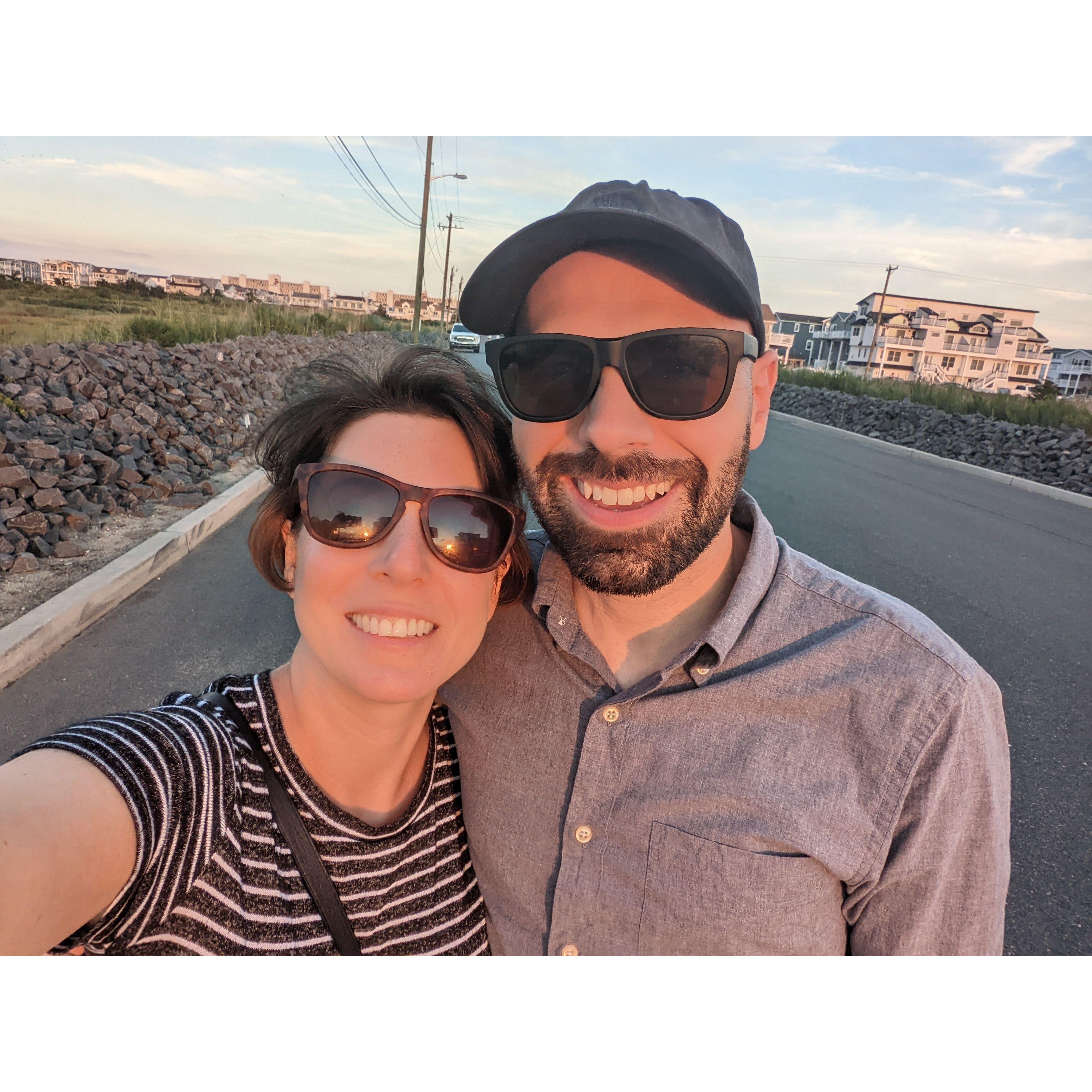 First Jersey Shore trip with Dan's family. We beat up the beat that very night.