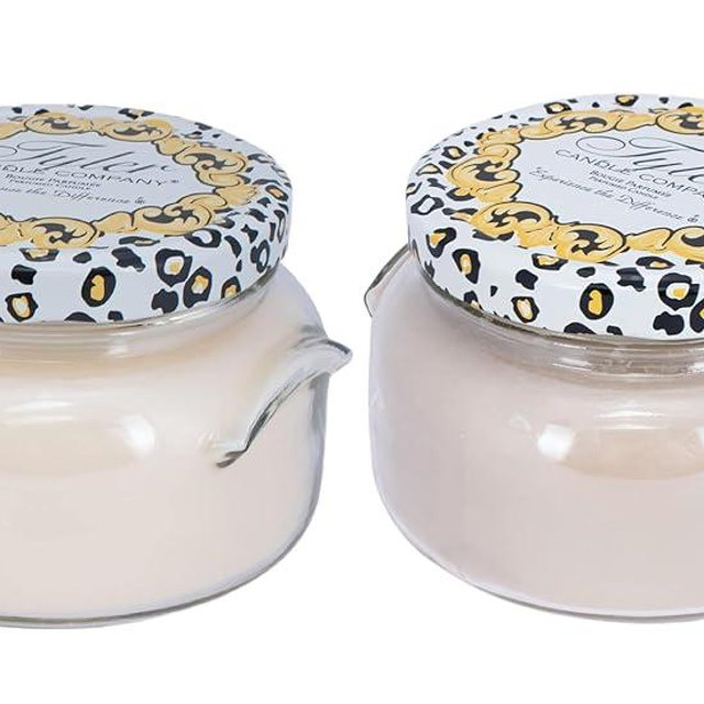 Diva & High Maintenance Scented Candle, 22 oz 2-Wick Soy Wax Jar, Large Highly Scented Candle Set Pack of 2, Long Burn 110–130 Hours, Home Fragrance Gift