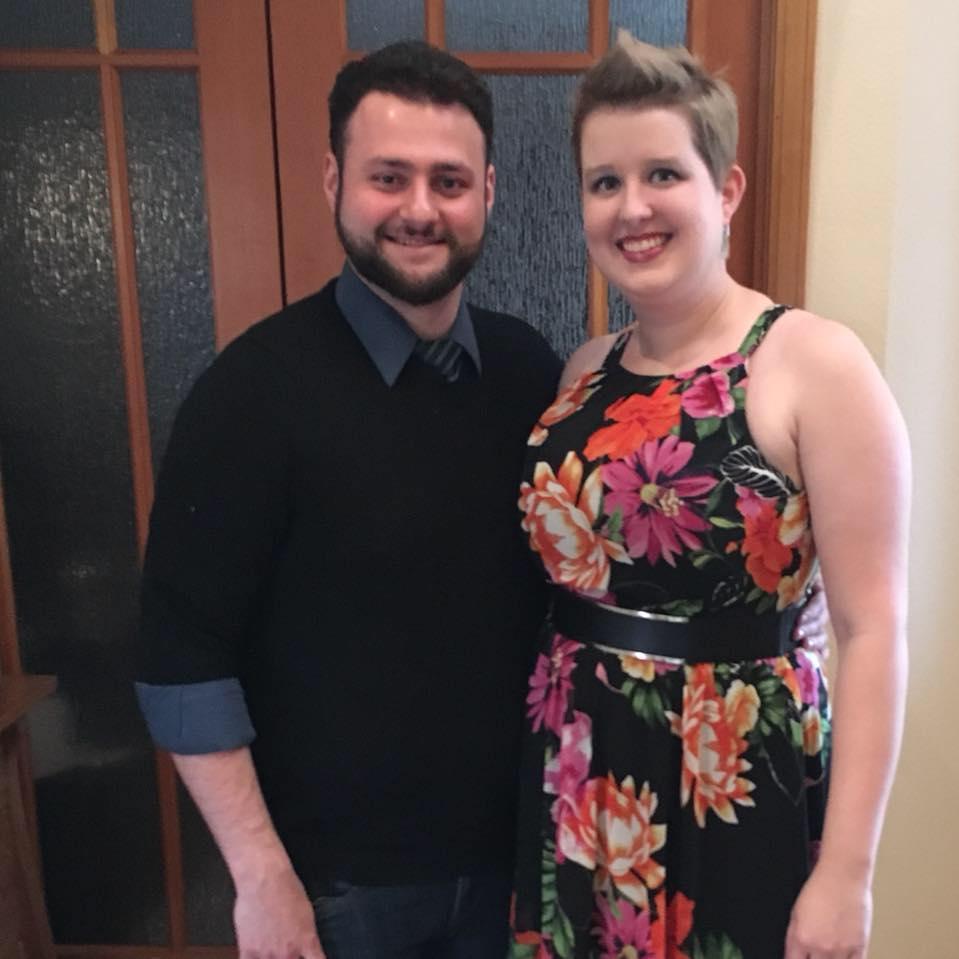 RIght before we left to go get engaged!