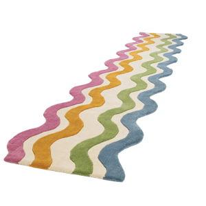 2' 7 x 13' 1 Happy Rugs Wavy Wool Runner