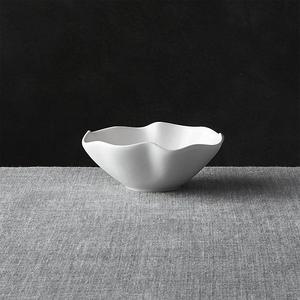 White Ruffle 5.5" Dip Bowl