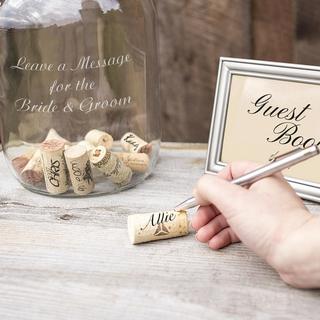 Wedding Wishes in a Bottle Guest Book