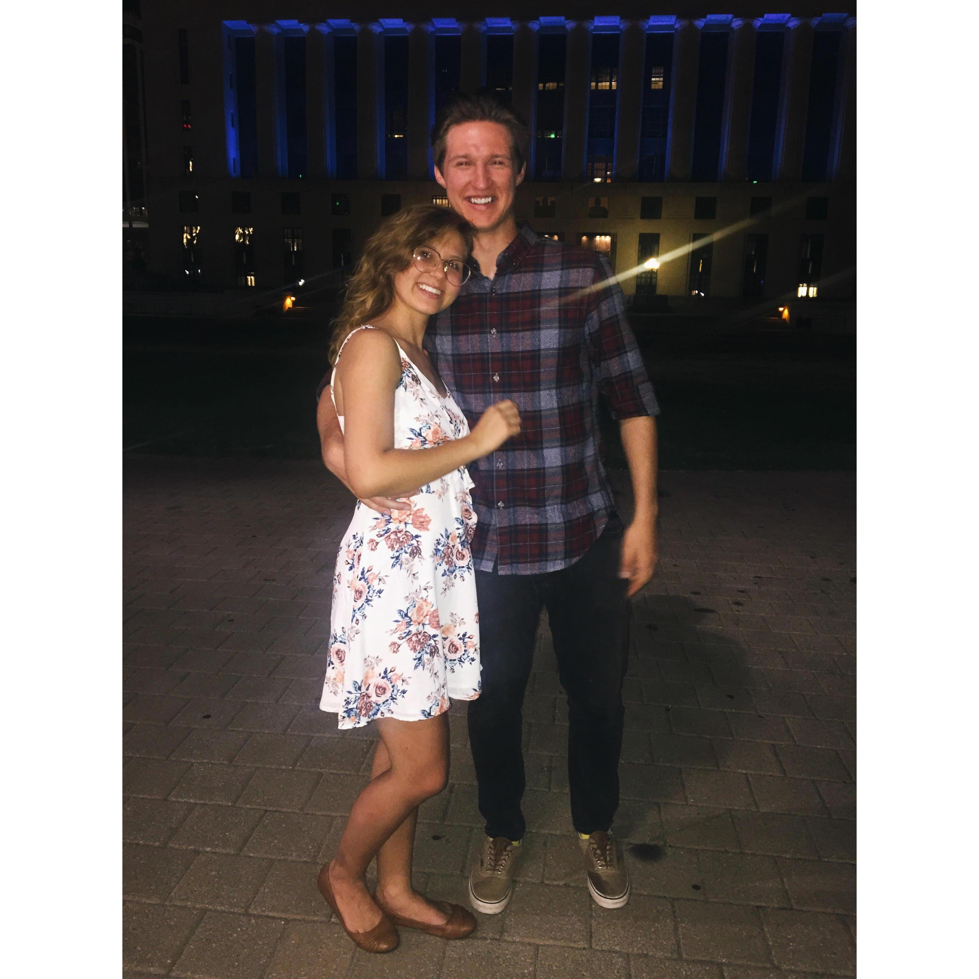 Our first date in Tennessee