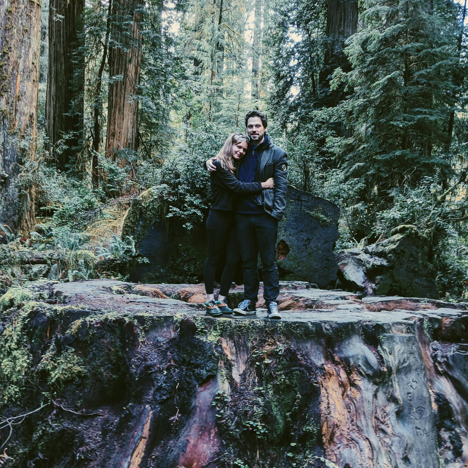 First time meeting the Wilson family and visiting the Redwoods