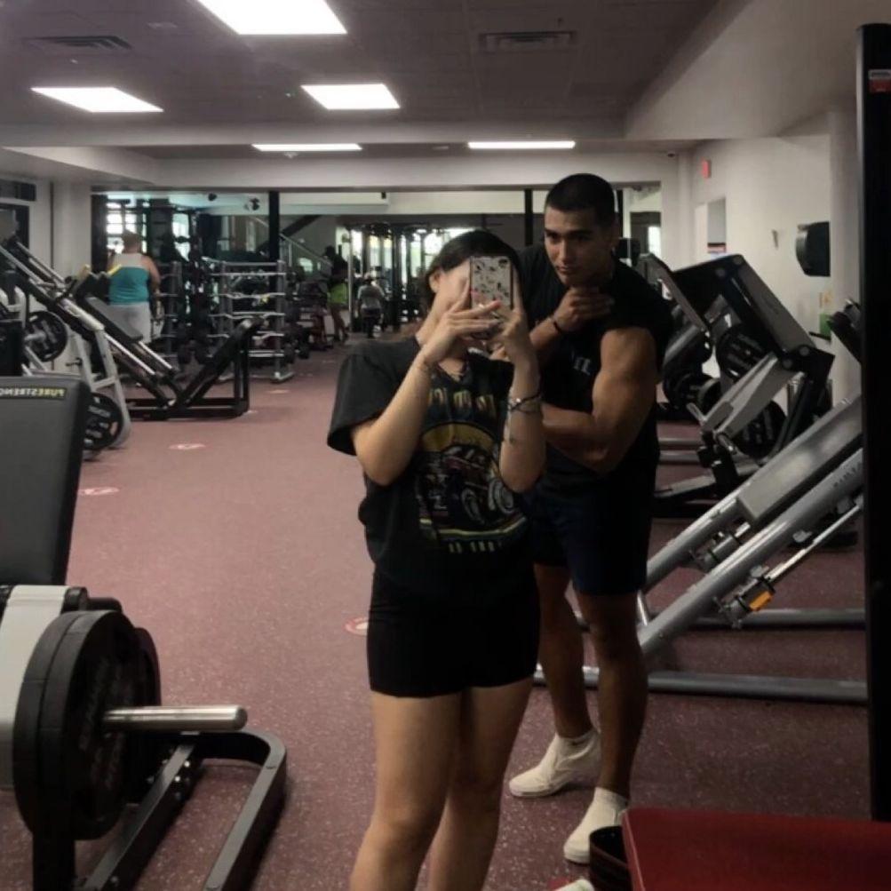 Our first date was at the gym!