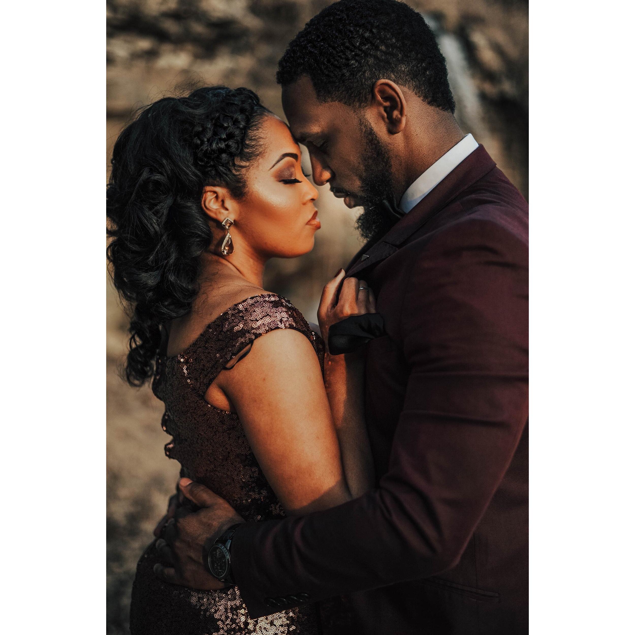 We said " I love you" right before Brittany snapped this pic of us.