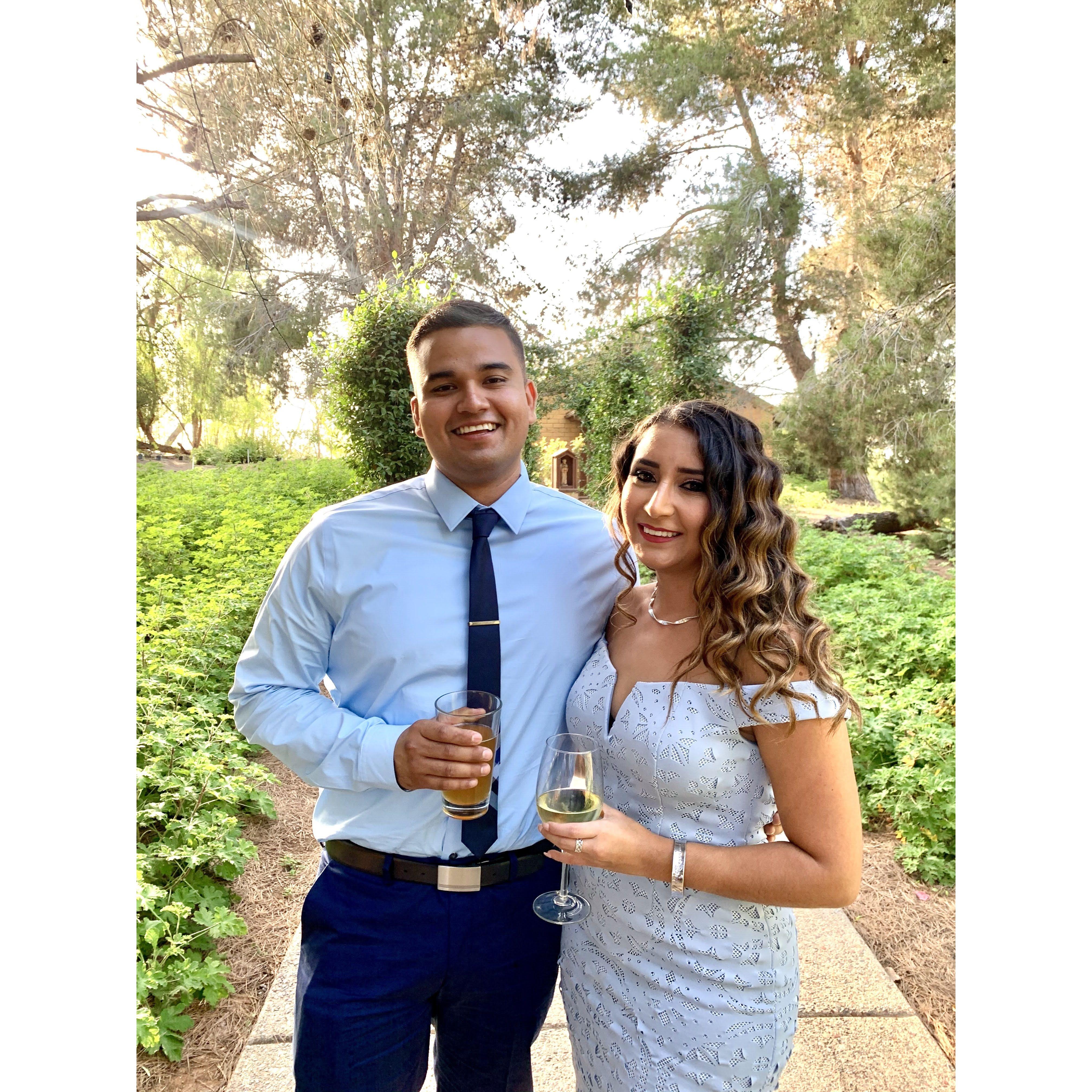 The first wedding we ever went to together and the first time Missael met the WHOLE family