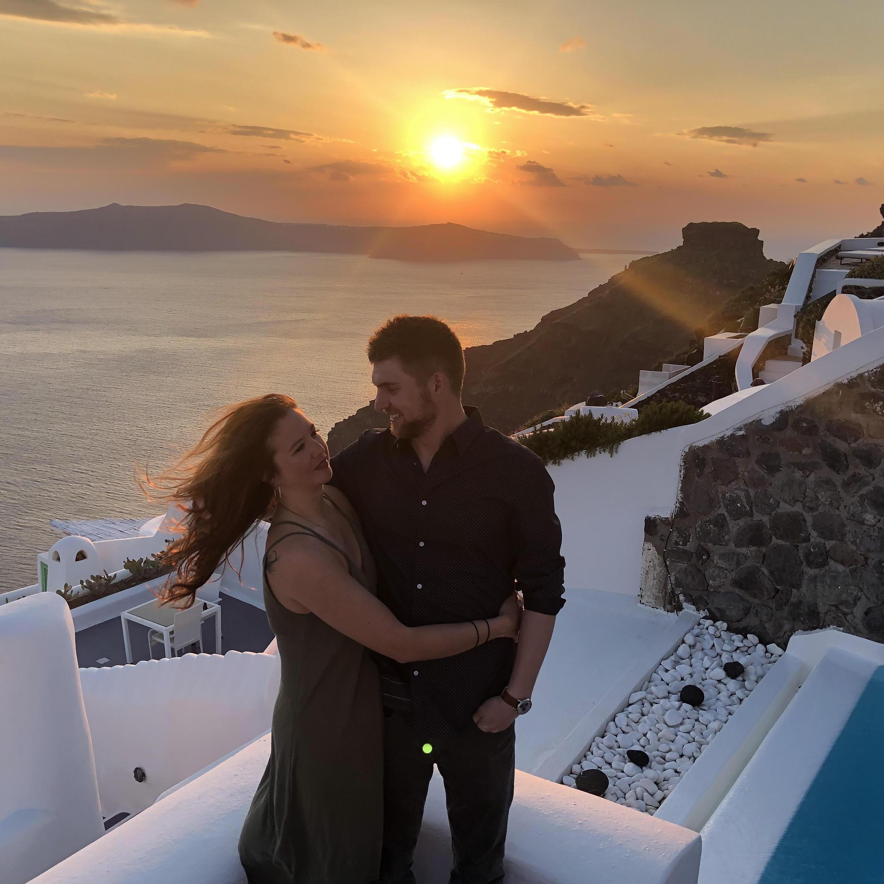 Sunset in Greece