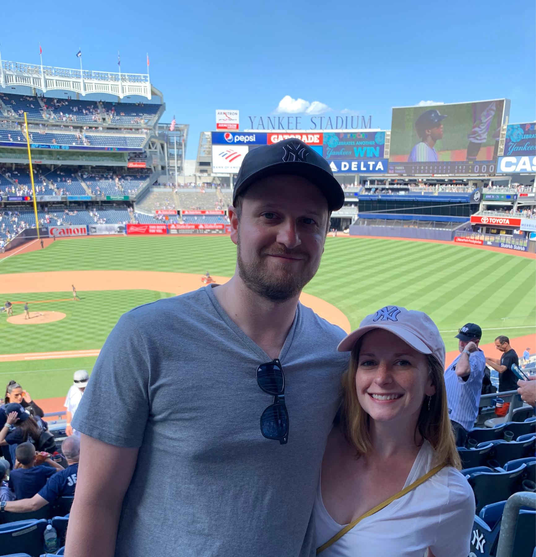 Our first Yankee’s game