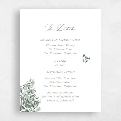 Green Summer Wedding Enclosure - Kalinda