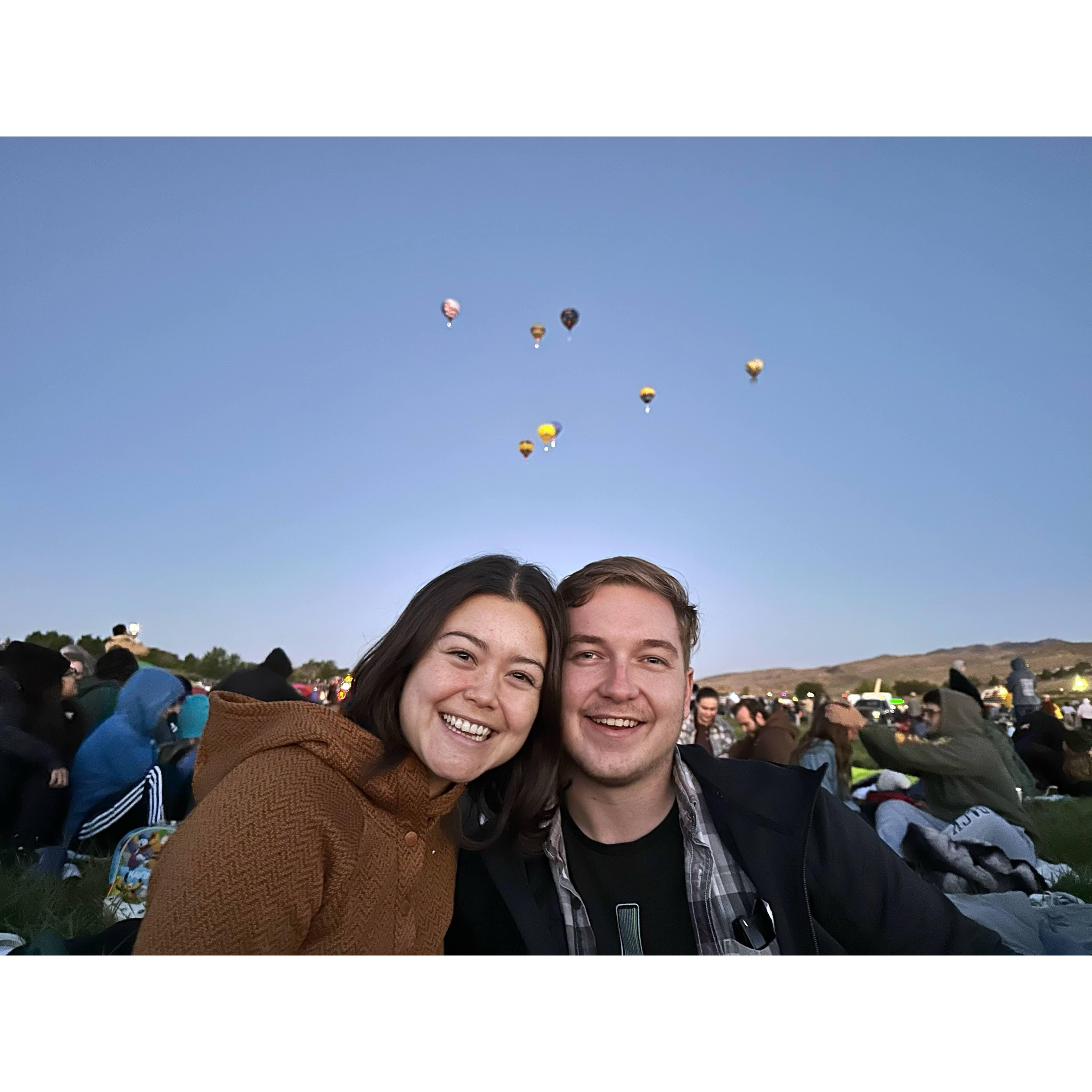 Woke up before 4am to see the Great Balloon Race in Reno