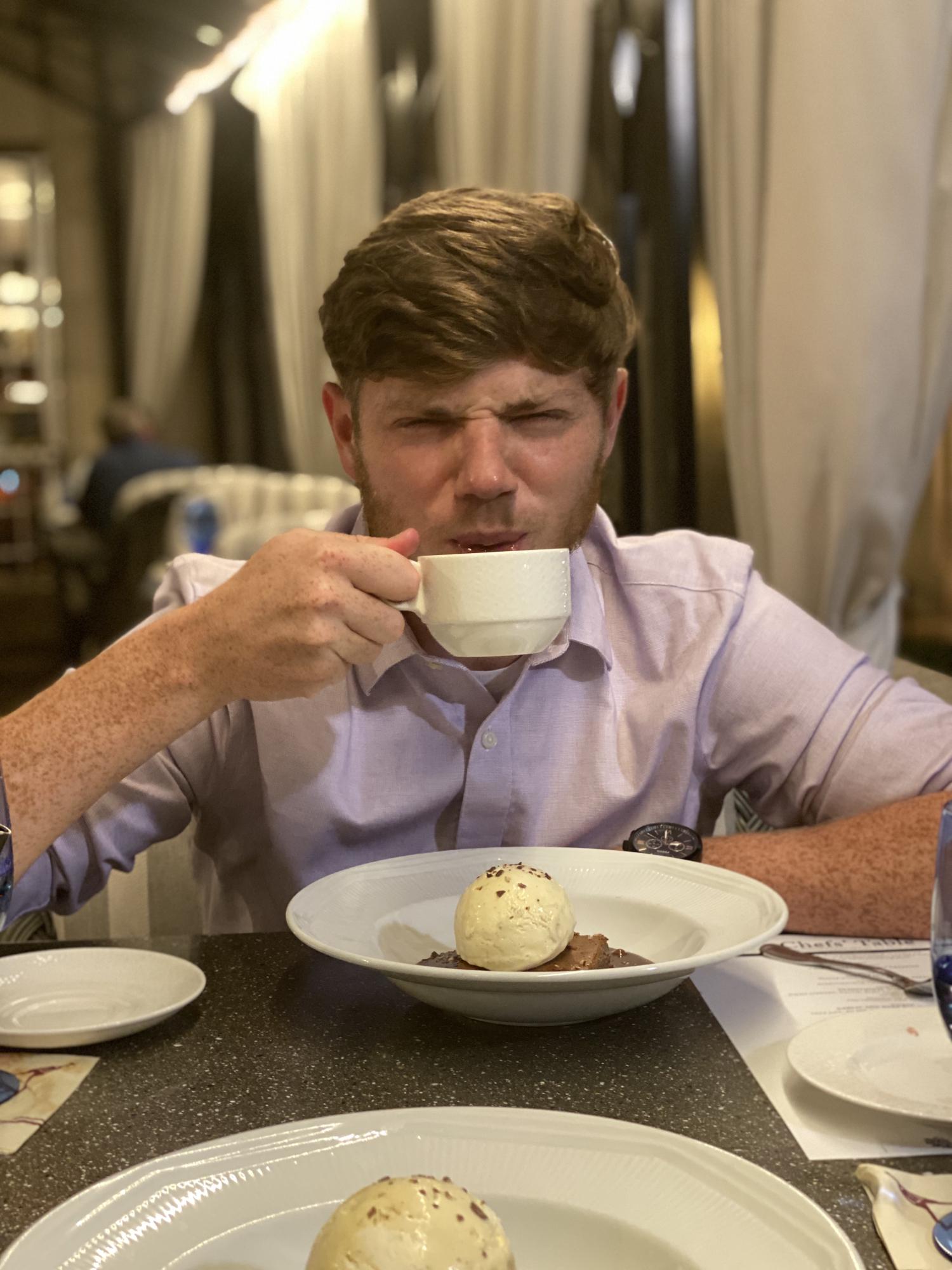 Zach’s 23rd birthday at the Hotel Roanoke.