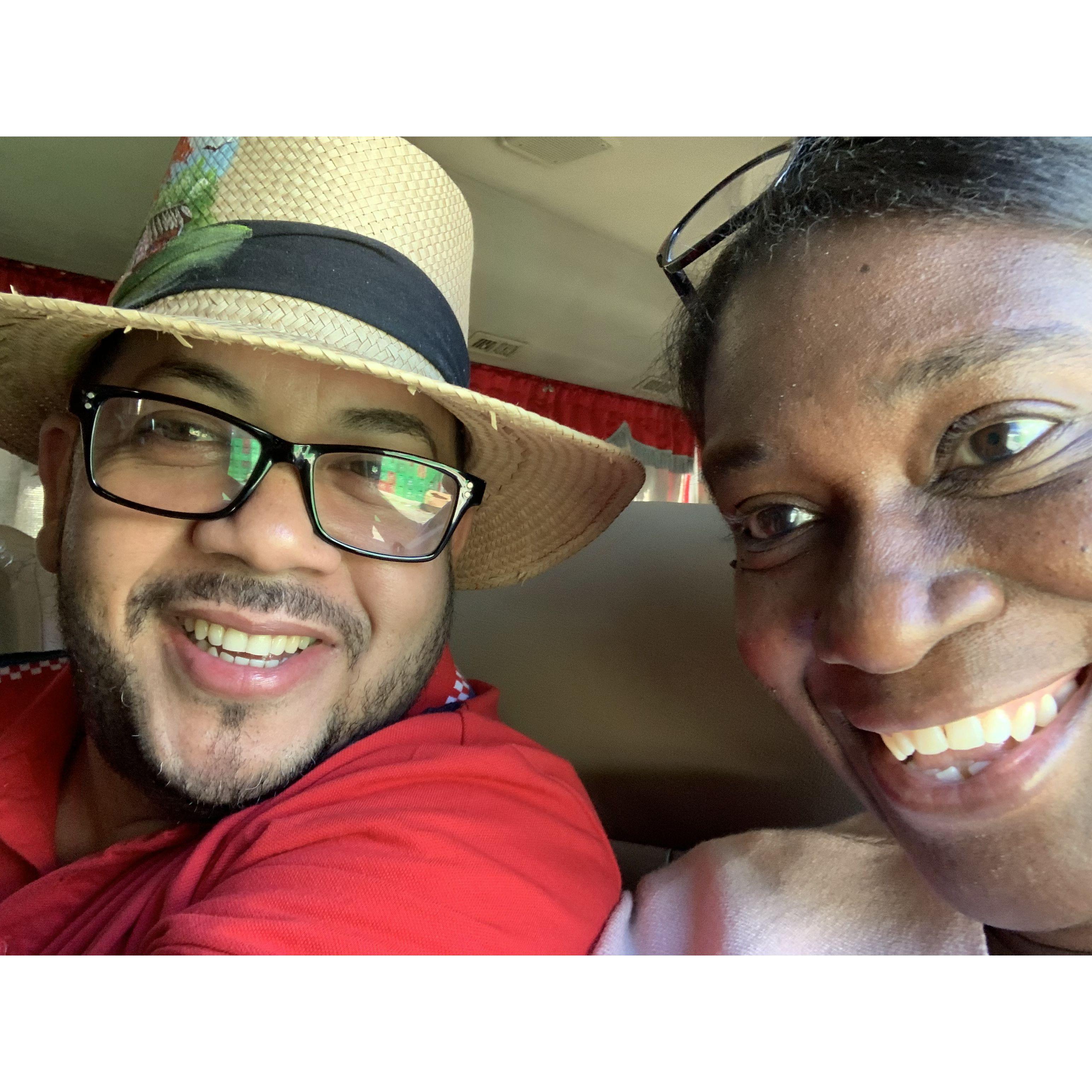 My first bus ride in the DR.