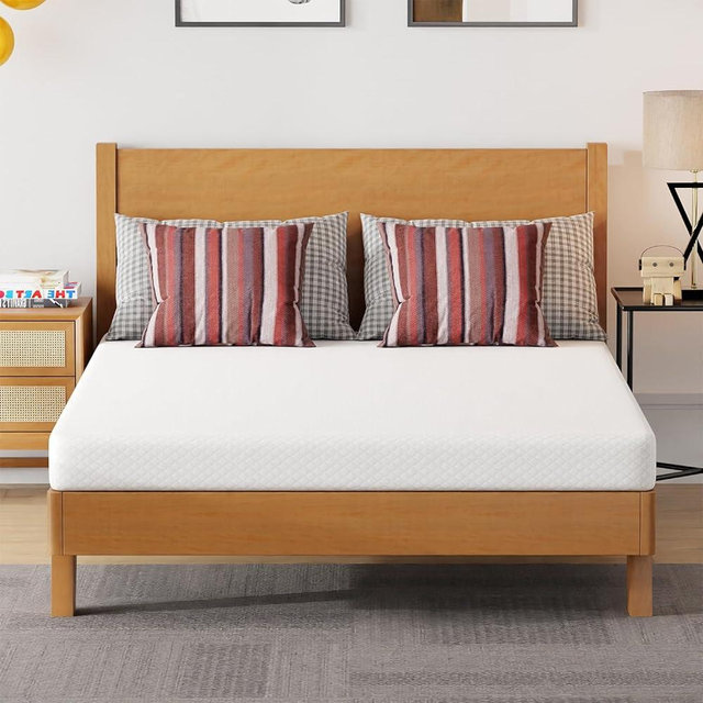 FDW 5 Inch Gel Memory Foam Mattress Medium-Firm Mattress for Pressure Relief & Cooler Sleep Mattress for Kid Adults CertiPUR-US Certified Mattress in a Box, Full