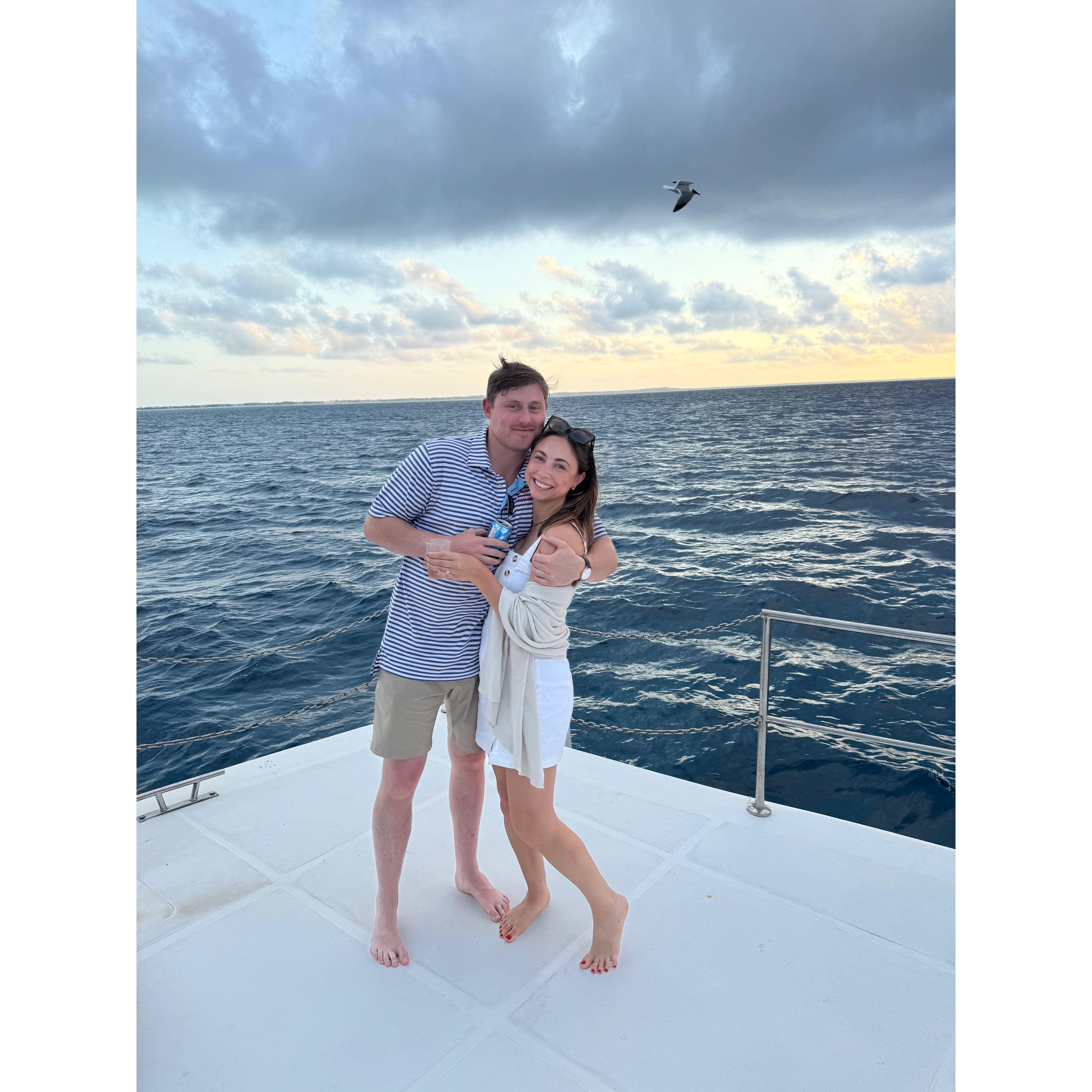 Turks and Caicos! Josh worked hard and won Presidents Club!