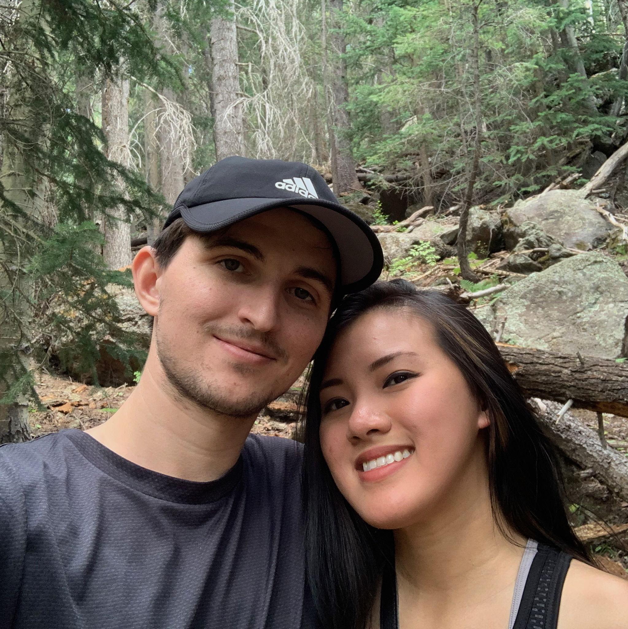 Enjoying the trees in Flagstaff, AZ. Where Patrick lived for 6 years