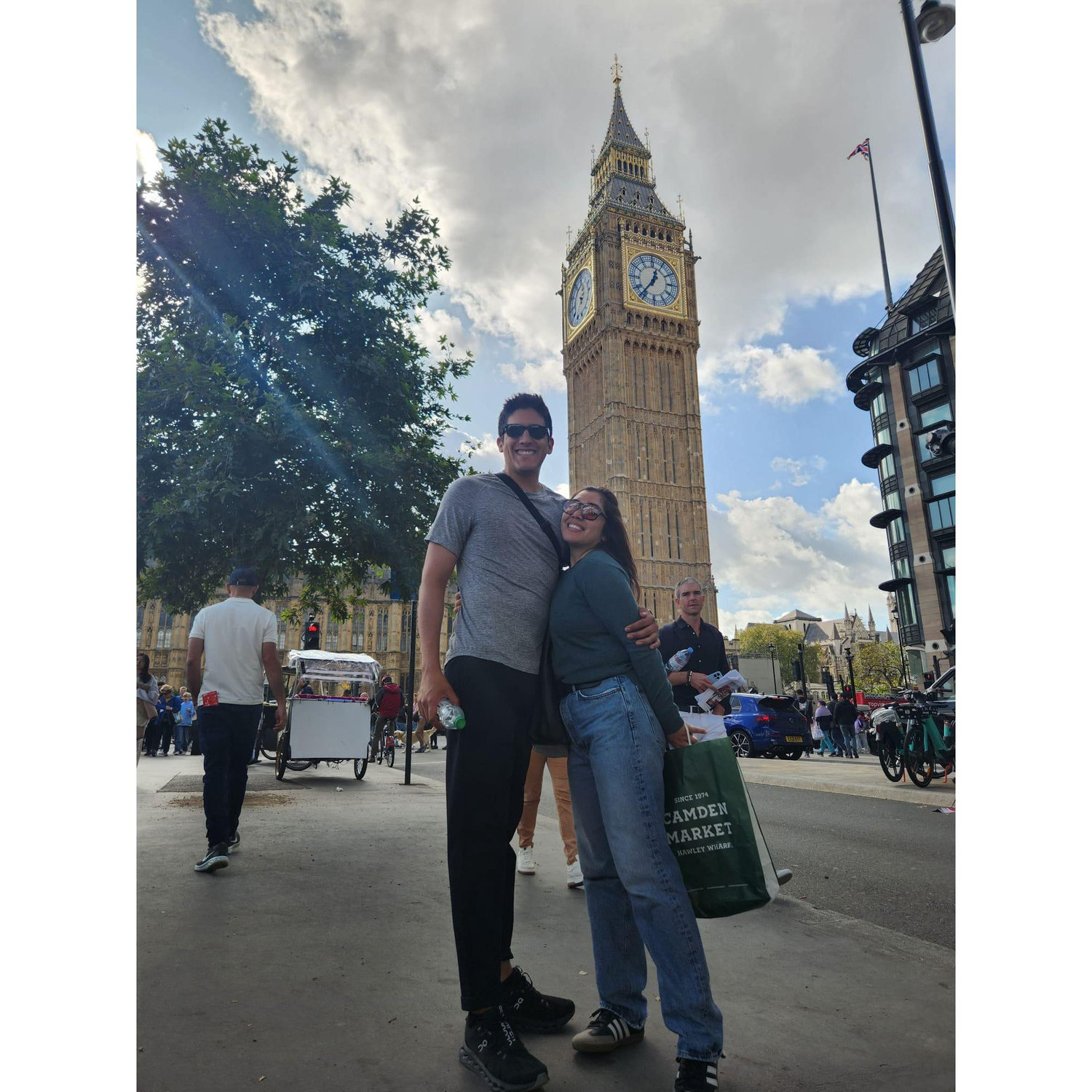 Who needs a watch when you got Big Ben telling you the time? LN UK