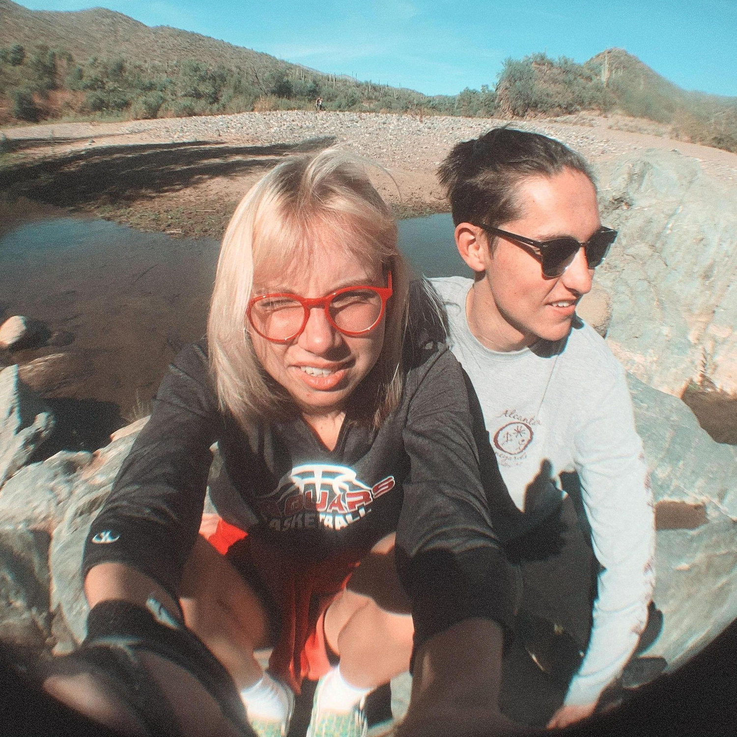 Our favorite hiking trail, taken with a fish-eye lens in 2020
