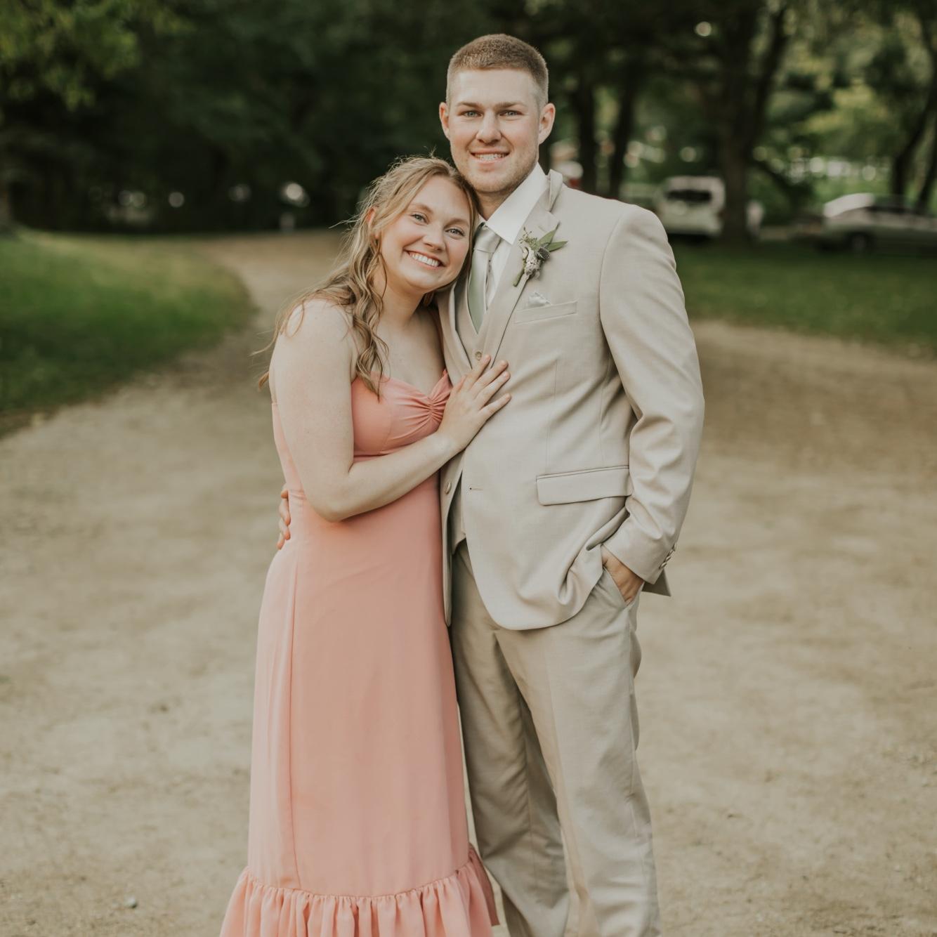 9/6/2025 So special for us both to be a part of the wedding day of some of our best friends, Jake & Kylie :) My heels were long gone by the time it was our turn to take a picture oops!!