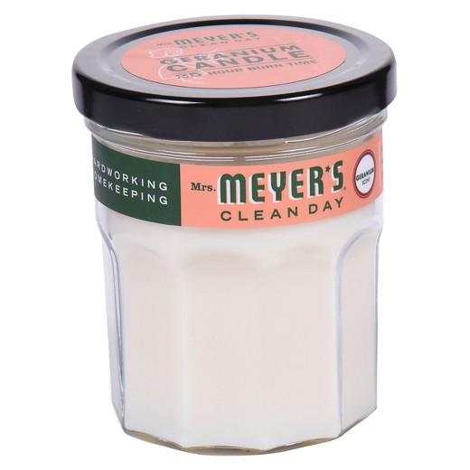 Clean Day Glass Candle Geranium 4.9oz - Mrs. Meyer's®