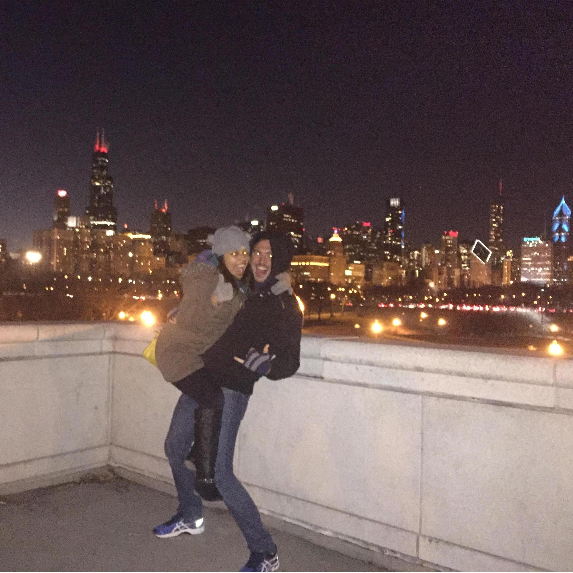 Craig's first trip to Chicago!