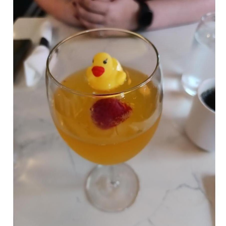 Order a drink and get the little rubber duck.
