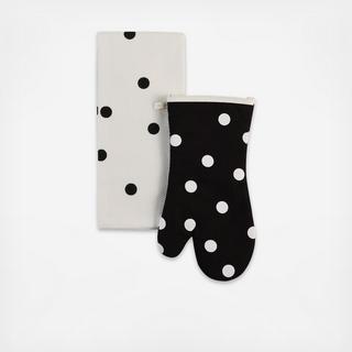 Polka Dot 2-Piece Kitchen Set