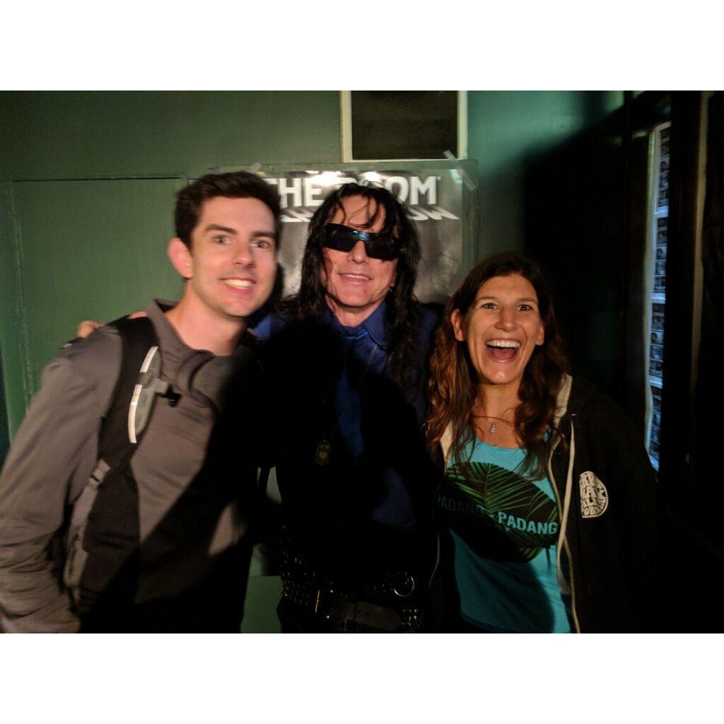 Meeting Becca's hero, Tommy Wiseau.