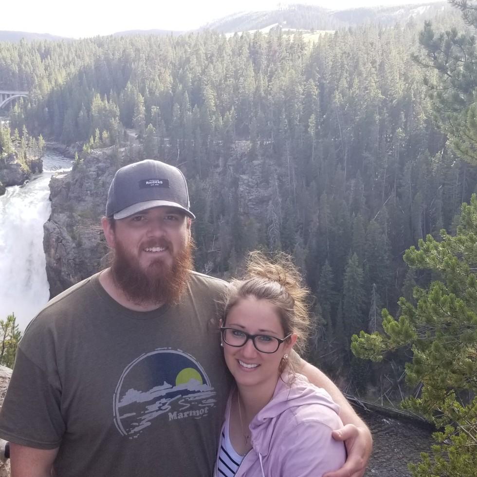 Visiting Yellowstone National Park, we love our our door adventures!