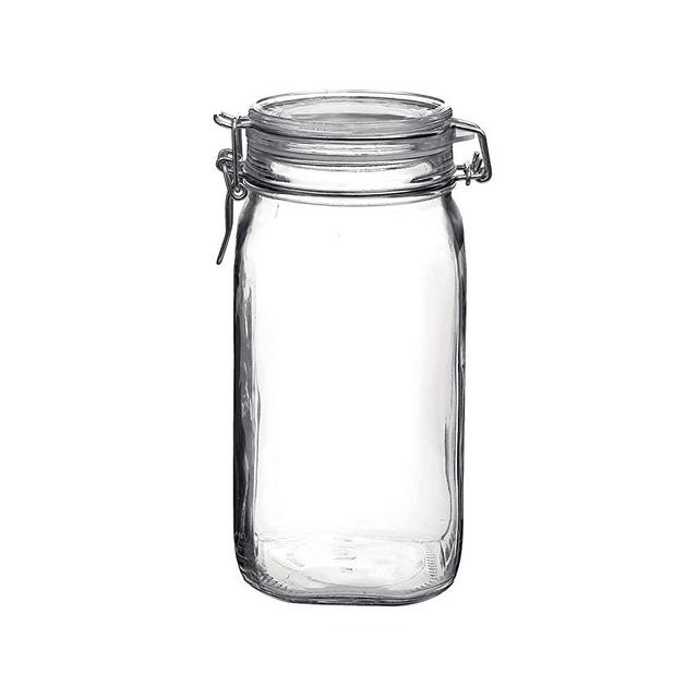 Bormioli Rocco Fido Clear Jar, 50.75 Oz, 50.75 Ounce,