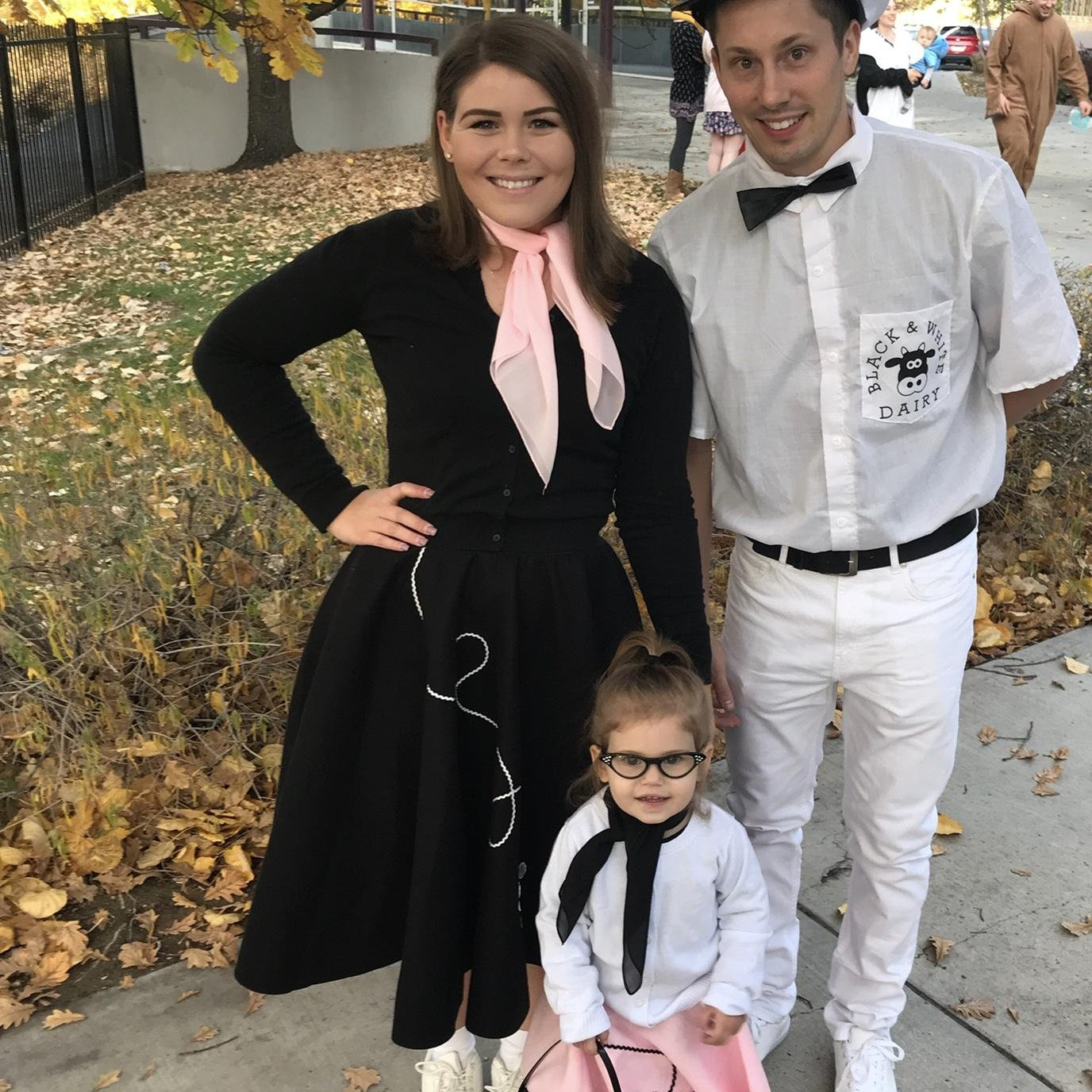 The beginning of our family Halloween costume tradition.