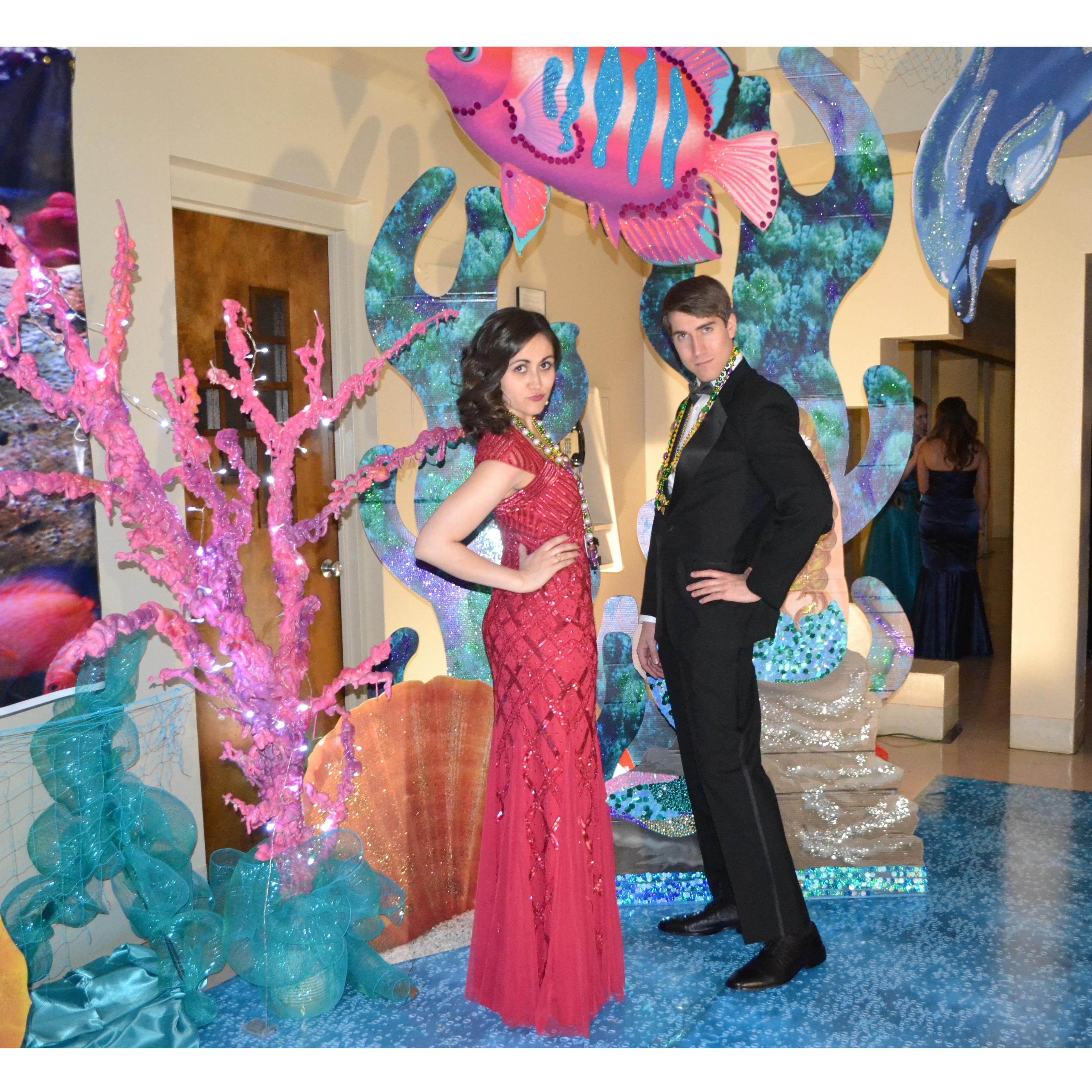 Jared was immersed into Elise's LA culture through his first Mardi Gras Balls