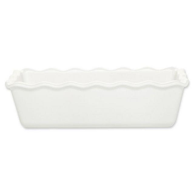 Emile Henry 5-Inch Ruffled Loaf Pan in Flour