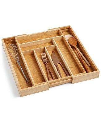 Martha Stewart Collection Expandable In-Drawer Utensil Tray, Created for Macy's