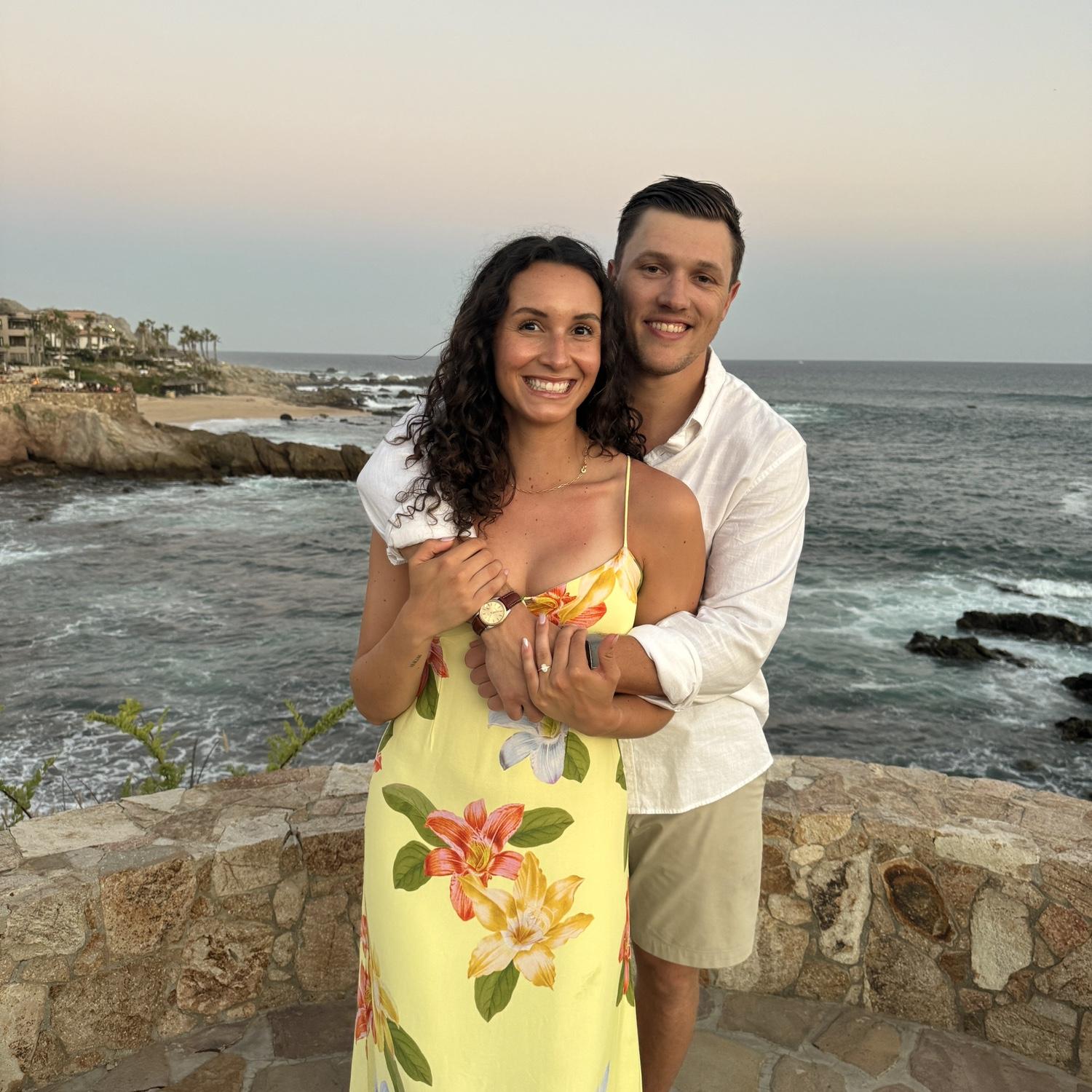 Enjoying being engaged in Cabo!