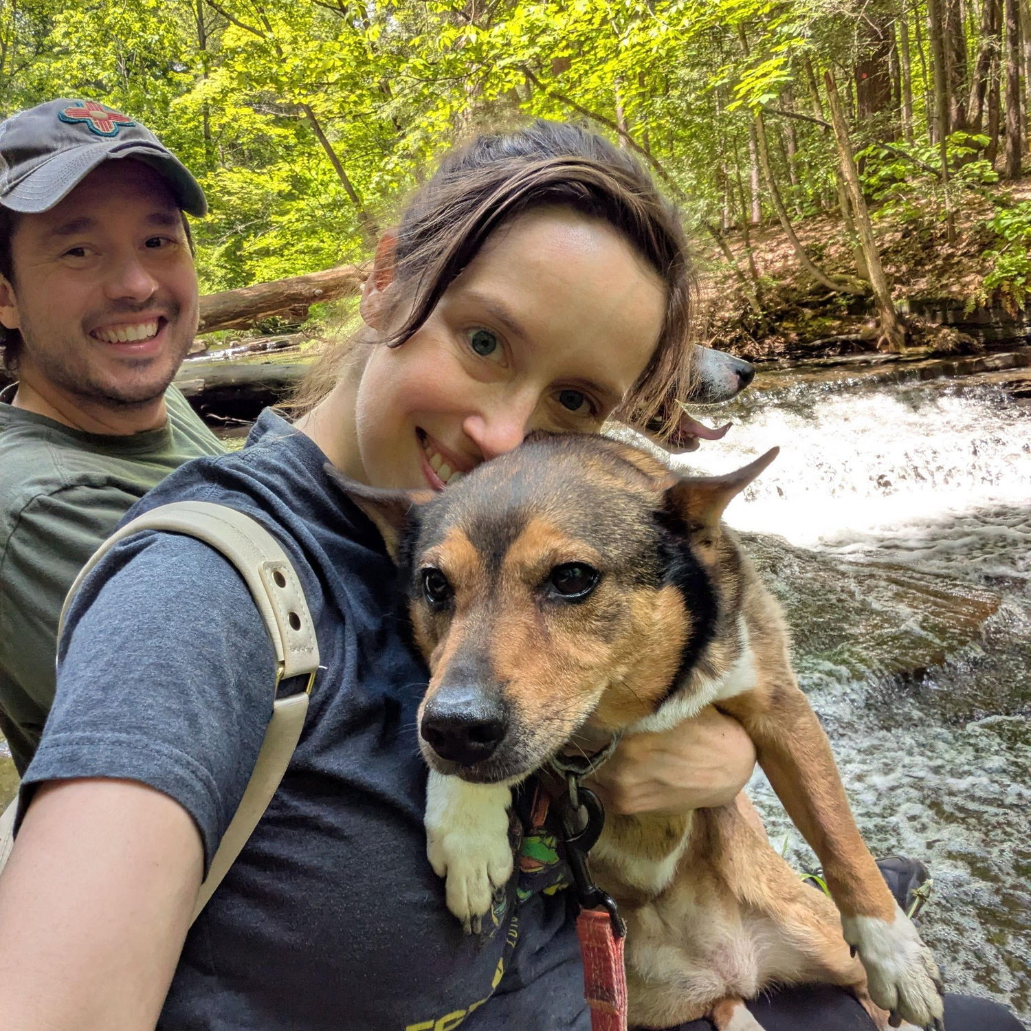 Hiking at our favorite Schenectady County spot, Indian Kill.